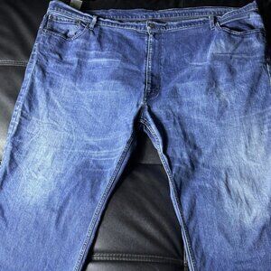 Levi’s 559 Men’s Relaxed Straight Leg Stretch Jeans Faded Blue Denim 56x30